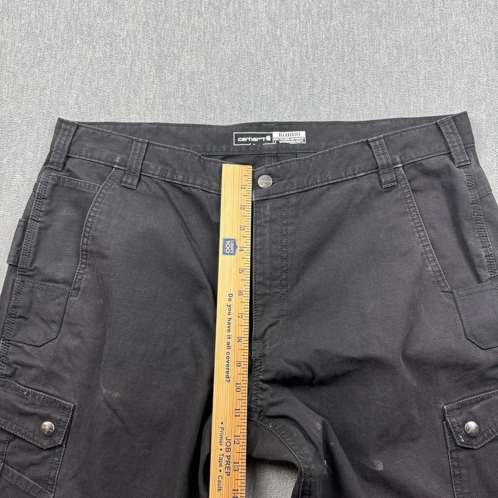 Carhartt Pants Mens 40X30 Relaxed Straight Ripstop Double Knee Cargo 105461‎